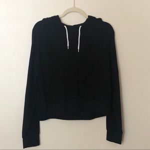[Mossimo] Black Cropped Hoodie
